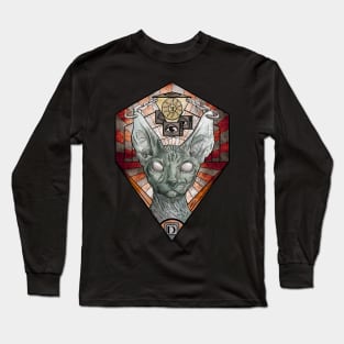 The Gaze of the Sphynx Cat - #1 Animal Hierarchy Long Sleeve T-Shirt